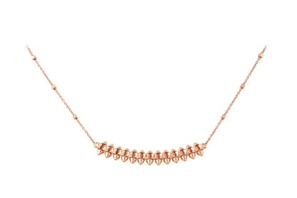 [Elitejewels]CLASH PINK GOLD NECKLACE