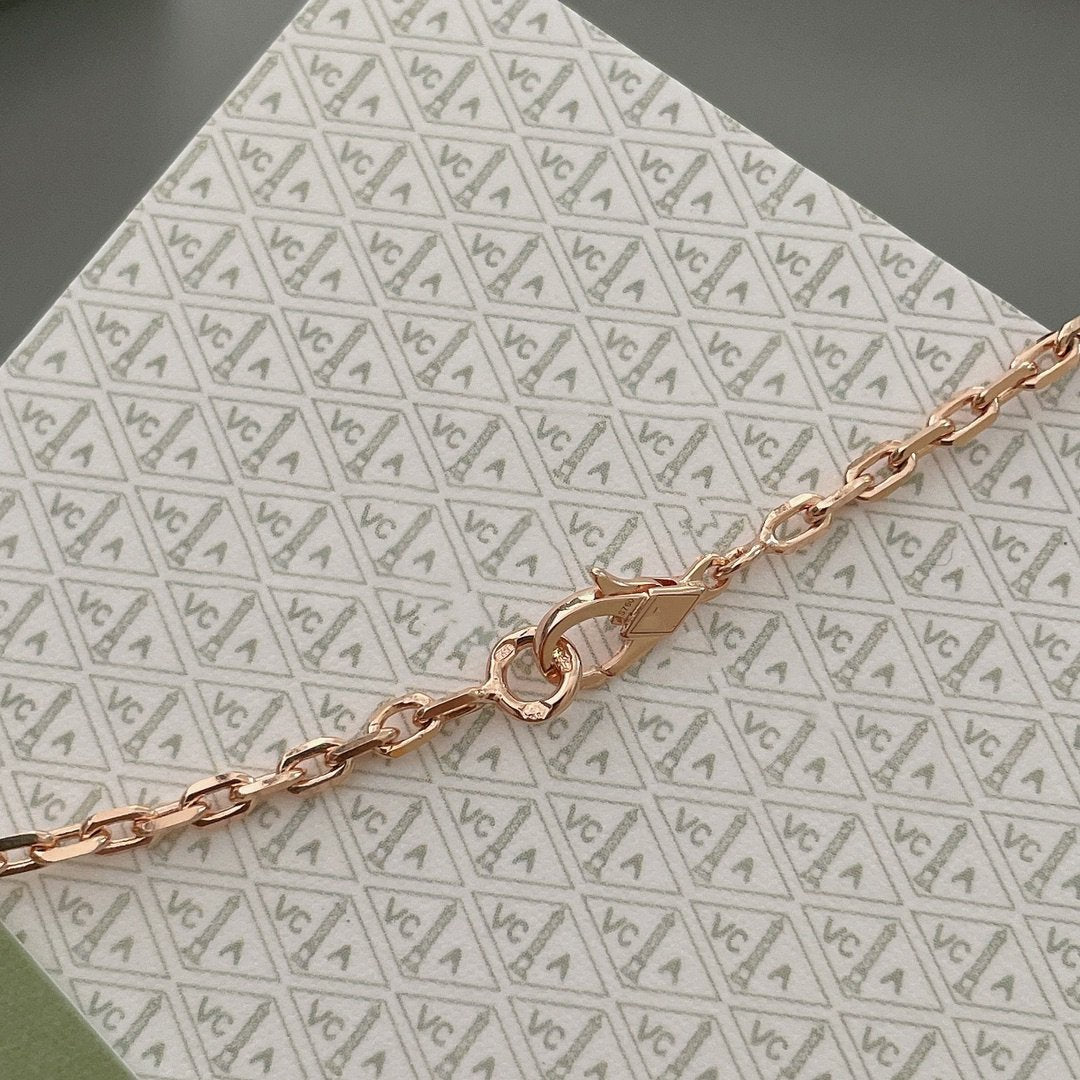 [Elitejewels]LUCKY SPRING 15 MOTIVE ROSÉGOLD HALSKETTE