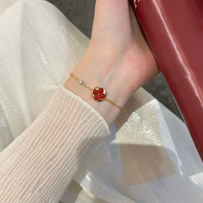 [Elitejewels]SUN PEDANT CARNELIAN BRACELET