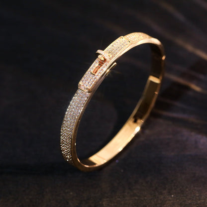 [Elitejewels]KELLY BRACELET DIAMOND PAVED