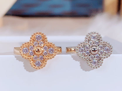 [Elitejewels]CLOVER DIAMOND RING