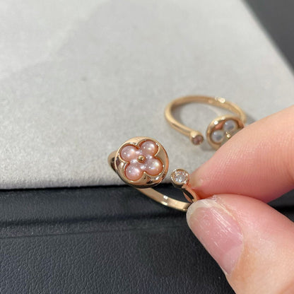 [Elitejewels]SUN 1 DIAMOND PINK MOP RING