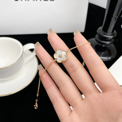 [Elitejewels]LUCKY SPRING ROSE GOLD MOP BRACELET