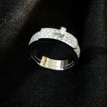 [Elitejewels]KELLY SILVER DIAMOND RING