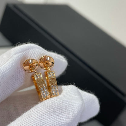 [Elitejewels] Creolen aus Roségold mit Diamanten von Love