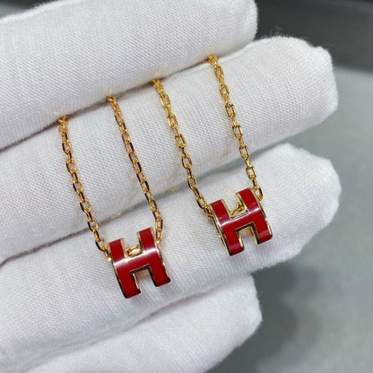 [Elitejewels]MINI POP H NECKLACE