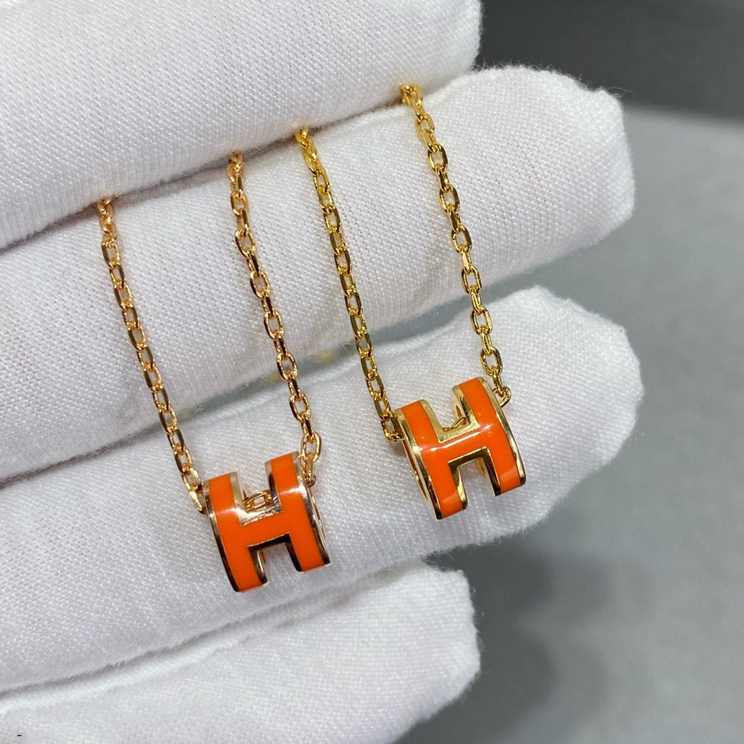 [Elitejewels]MINI POP H NECKLACE