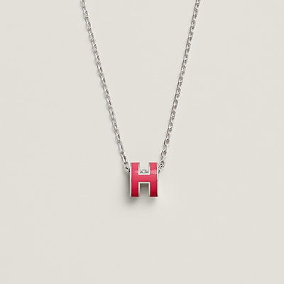 [Elitejewels]H NECKLACE PINK