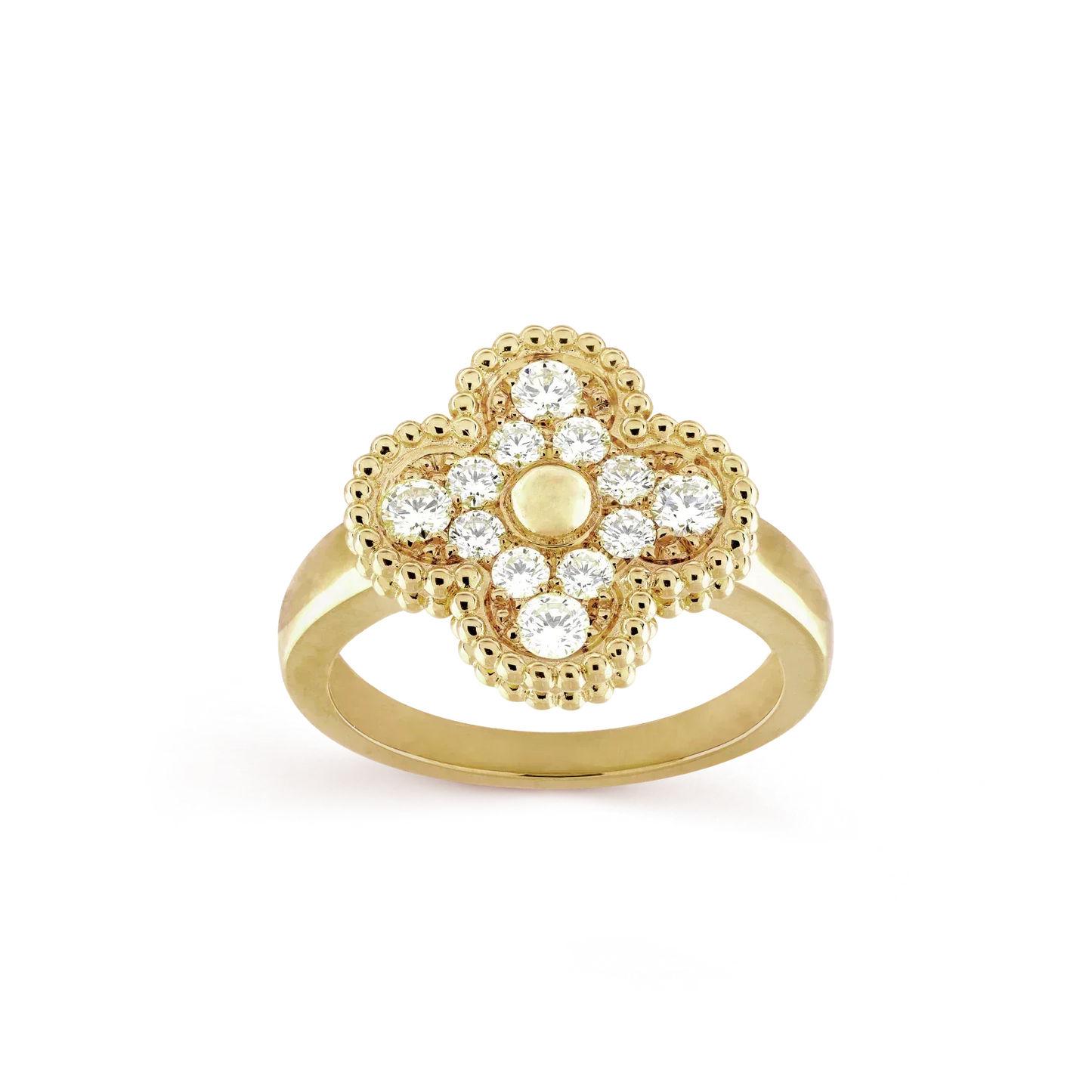 [Elitejewels]CLOVER DIAMOND RING