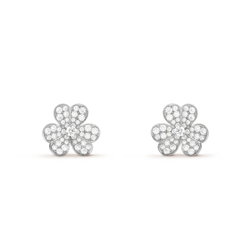 [Elitejewels]CLOVER COMOS DIAMOND EARRINGS SILVER