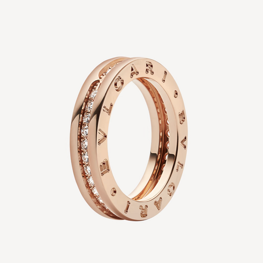 [Elitejewels]ZERO 1 EINBAND-PAVIERTER DIAMANTEN AUF DEM SPIRALRING