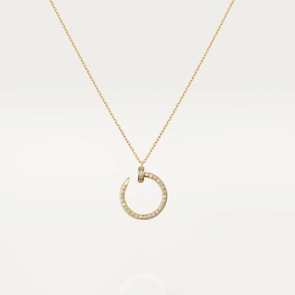 [Elitejewels]JUSTE NECKLACE GOLD DIAMONDS