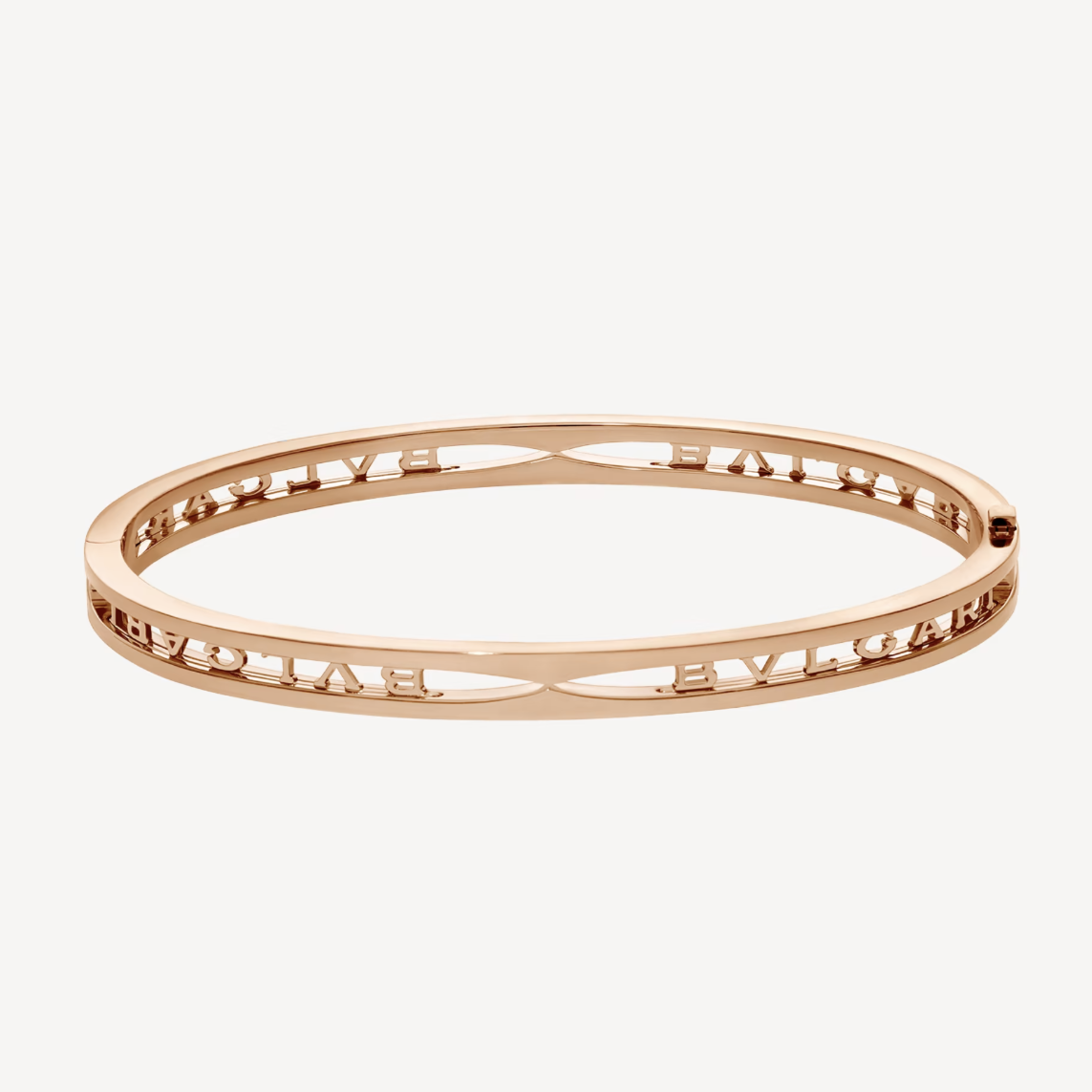 [Elitejewels]ZERO 1 SPIRAL LOGO ROSA GOLD ARMBAND