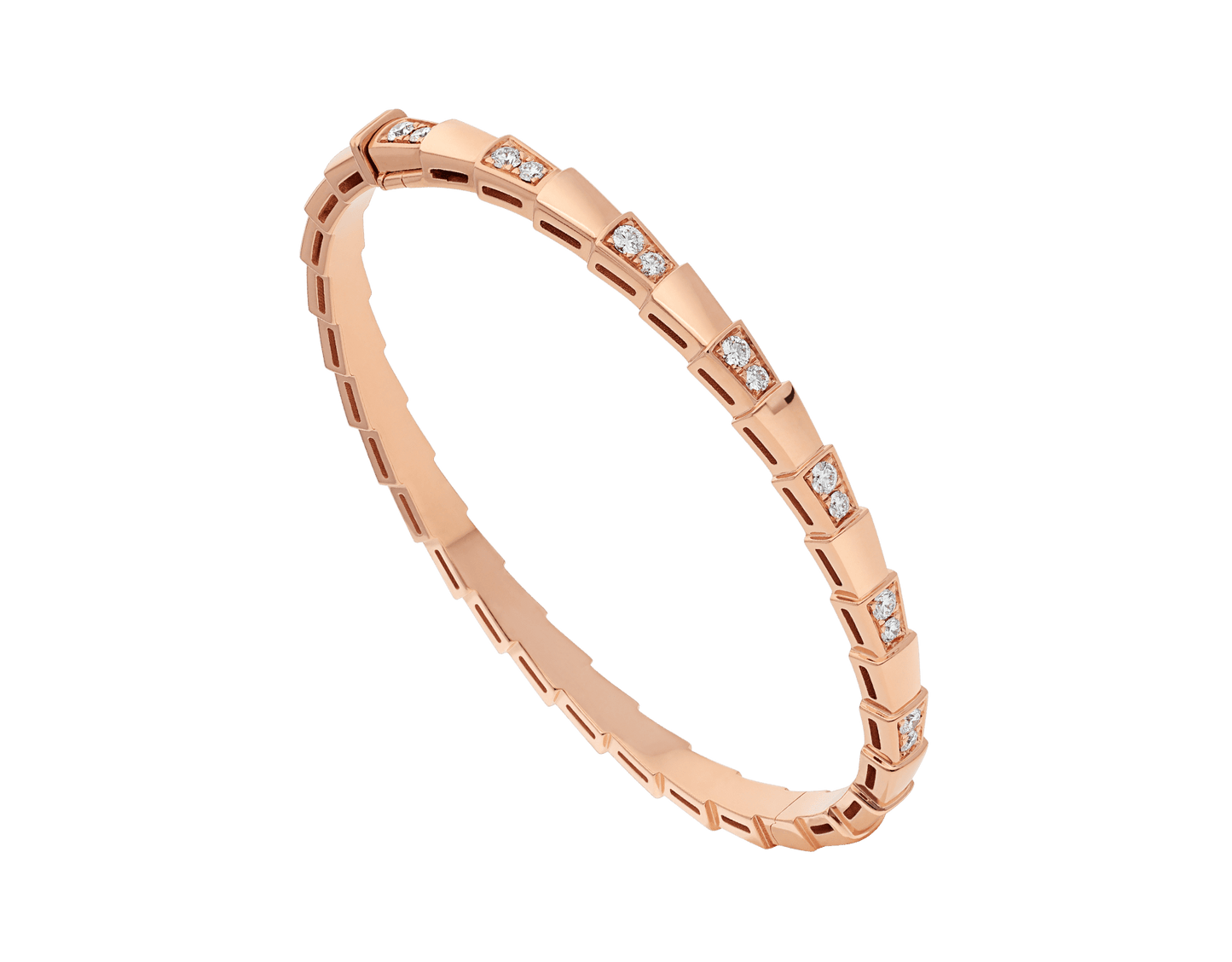 [Elitejewels]SERPENTI ARMBAND ROSGOLD DIAMANT