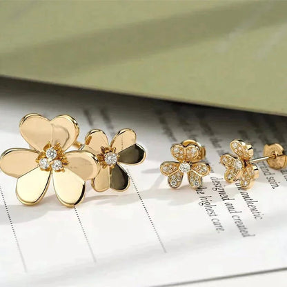 [Elitejewels]CLOVER COMOS GOLD DIAMOND RING