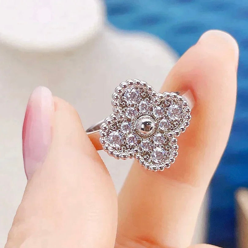 [Elitejewels]CLOVER DIAMOND RING