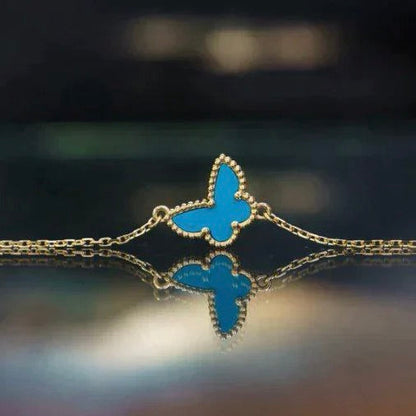 [Elitejewels]BUTTERFLY TURQUOISE BUTTERFLY BRACELET