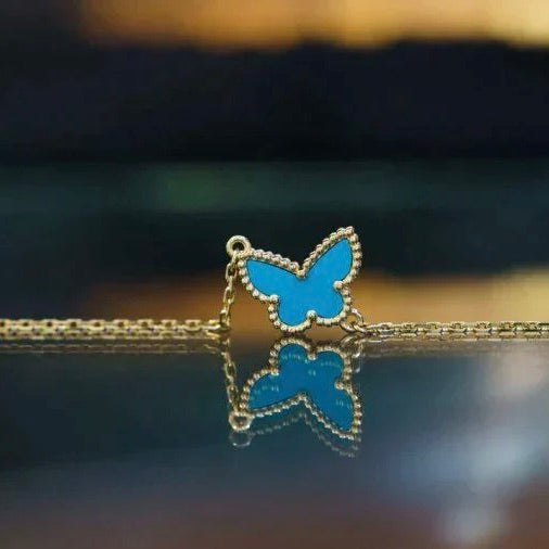 [Elitejewels]BUTTERFLY TURQUOISE BUTTERFLY BRACELET