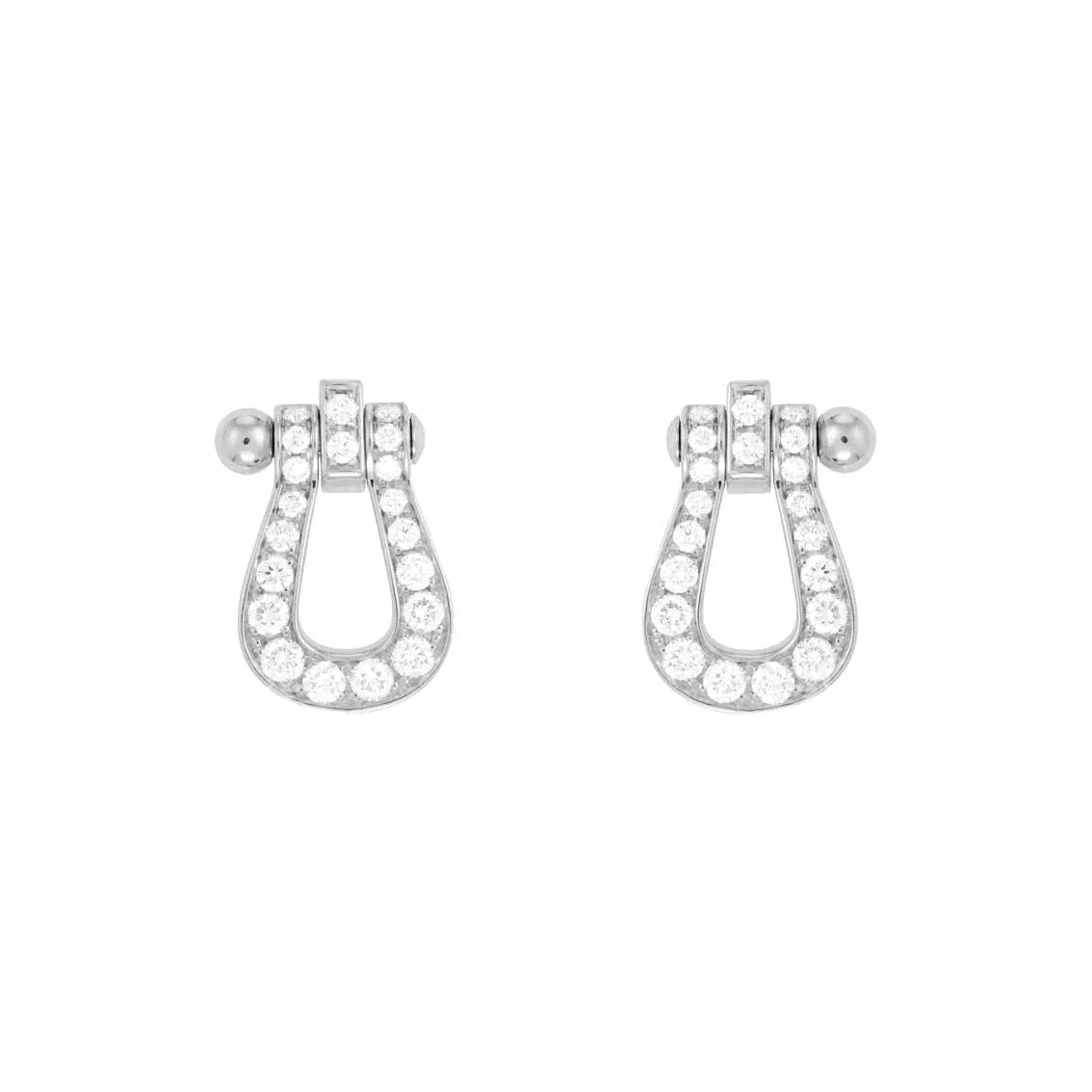 [Elitejewels]FORCE 10 FULL DIAMOND STUD EARRINGS MINI MODEL