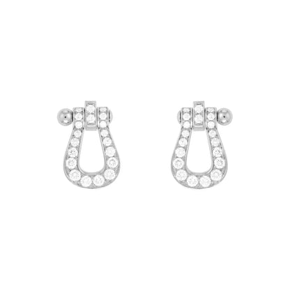 [Elitejewels]FORCE 10 FULL DIAMOND STUD EARRINGS MINI MODEL