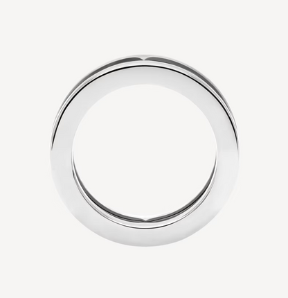 [Elitejewels]ZERO 1 EINBAND MIT DURCHBROCHENEM LOGO-SPIRALRING