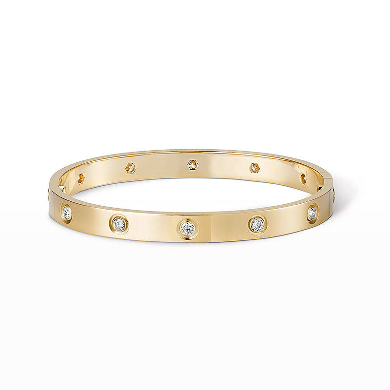 [Elitejewels]LOVE BRACELET 6.1MM 10 DIAMONDS