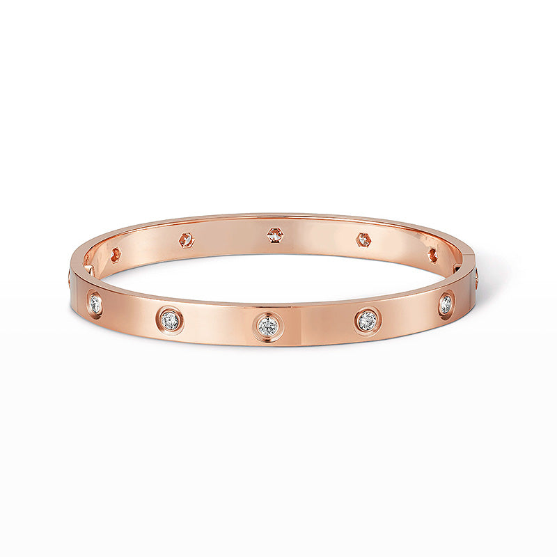 [Elitejewels]LOVE BRACELET 6.1MM 10 DIAMONDS