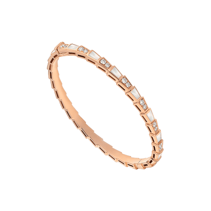 [Elitejewels]SERPENTI ARMBAND ROSGOLD MOP DIAMANT 