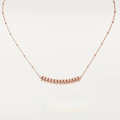 [Elitejewels]CLASH PINK GOLD NECKLACE