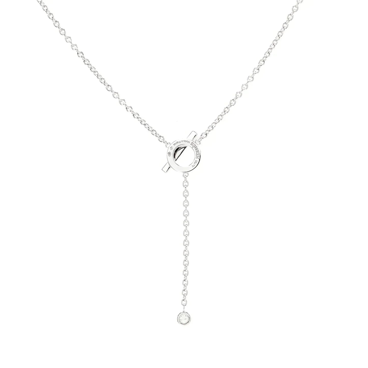 [Elitejewels]FINESSE SILVER DIAMOND NECKLACE