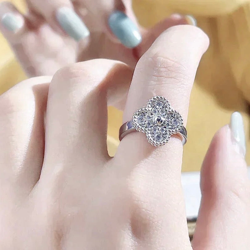 [Elitejewels]CLOVER DIAMOND RING