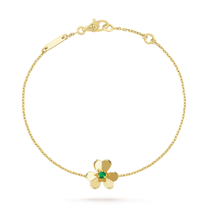 [Elitejewels]FRIVOLE GOLD BLUME ROSA MALACHIT ARMBAND