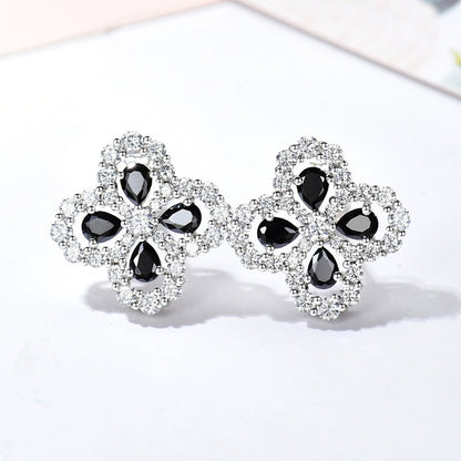 [Elitejewels]LOOP EARRINGS FULL MOTIF DIAMOND 16MM