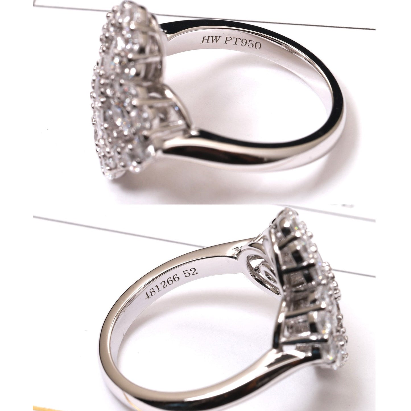 [Elitejewels]LOOP RING FULL MOTIF DIAMOND 16MM SILVE