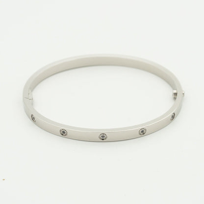 [Elitejewels] LIEBE ARMBAND 3,65 MM 10 DIAMANTEN