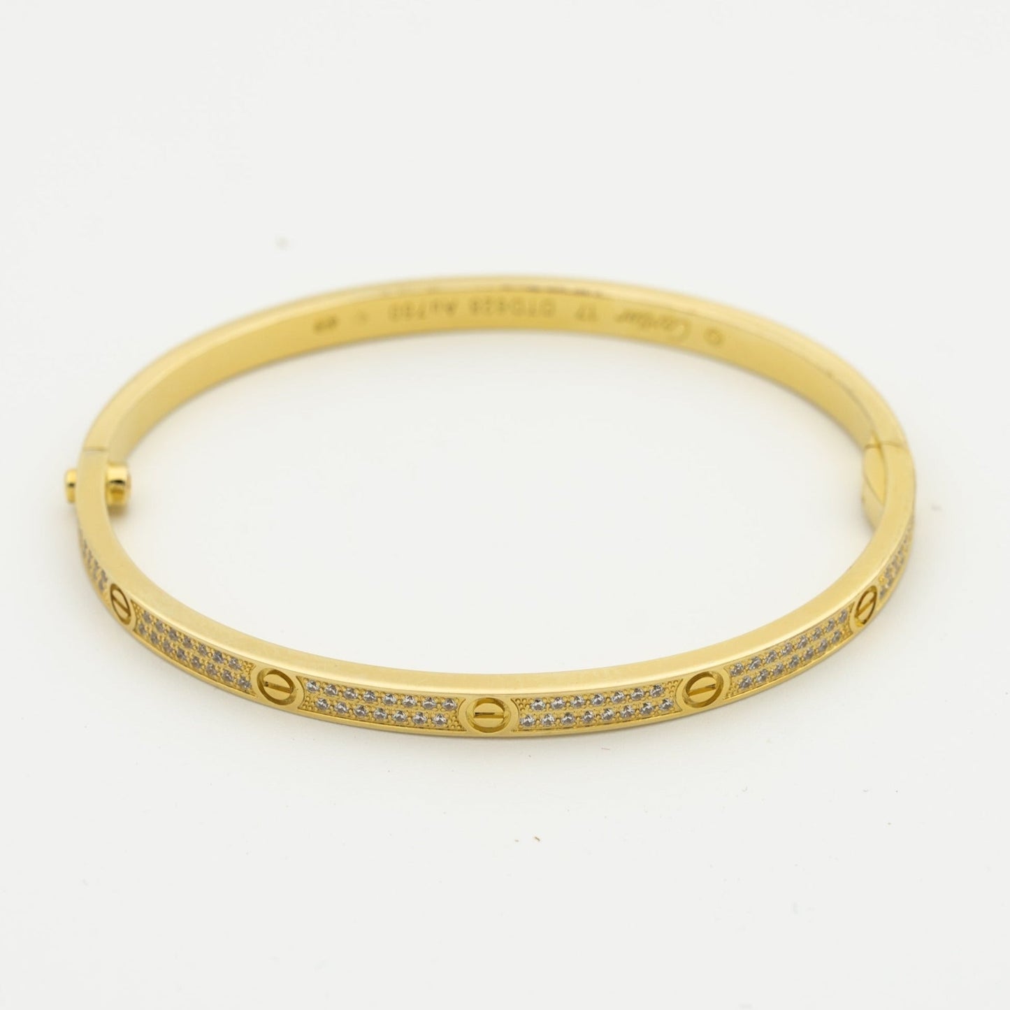 [Elitejewels]LOVE BRACELET 3.65MM DIAMOND-PAVED