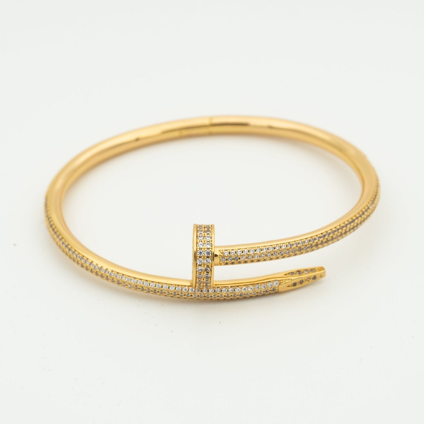 [Elitejewels]JUSTE ARMBAND 3,5 MM ALLE DIAMANTEN