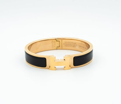 [Elitejewels]H BLACK BRACELET