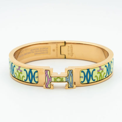 [Elitejewels]H BRACELET BEIGE MULTICOLOR