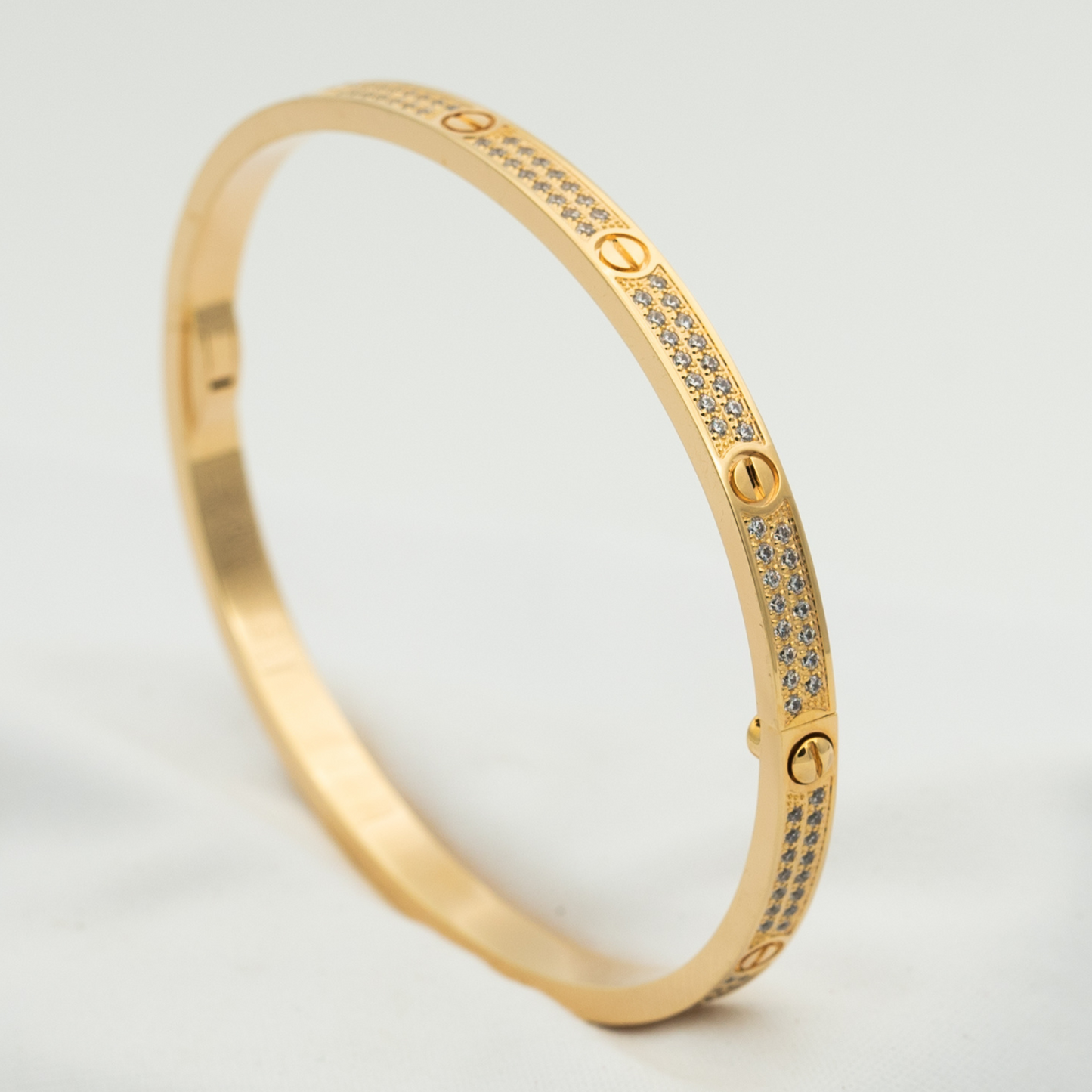 [Elitejewels]LOVE BRACELET 3.65MM DIAMOND-PAVED