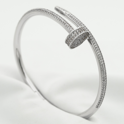 [Elitejewels]JUSTE ARMBAND 3,5 MM ALLE DIAMANTEN