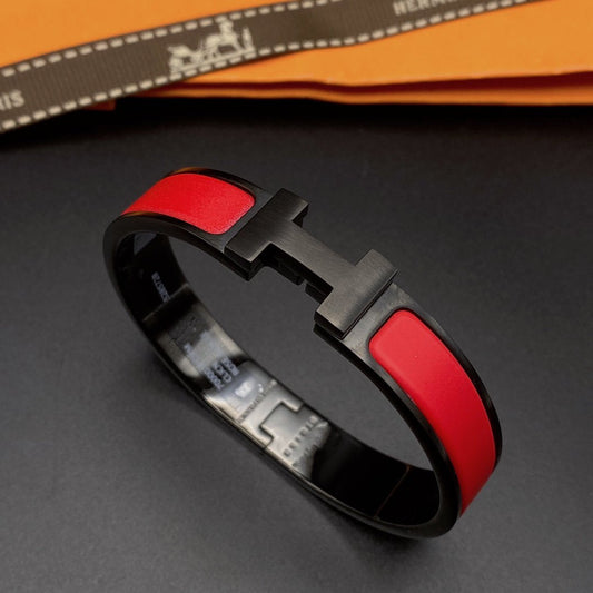 [Elitejewels]CLIC HM SO SCHWARZ ROT ARMBAND