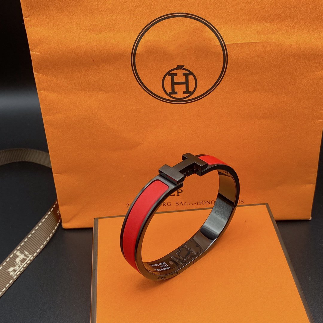 [Elitejewels]CLIC HM SO BLACK RED BRACELET