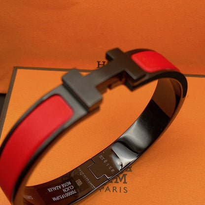 [Elitejewels]CLIC HM SO BLACK RED BRACELET