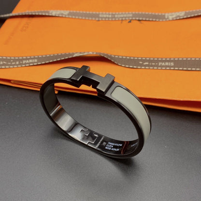 [Elitejewels]CLIC HM SO BLACK GREY BRACELET