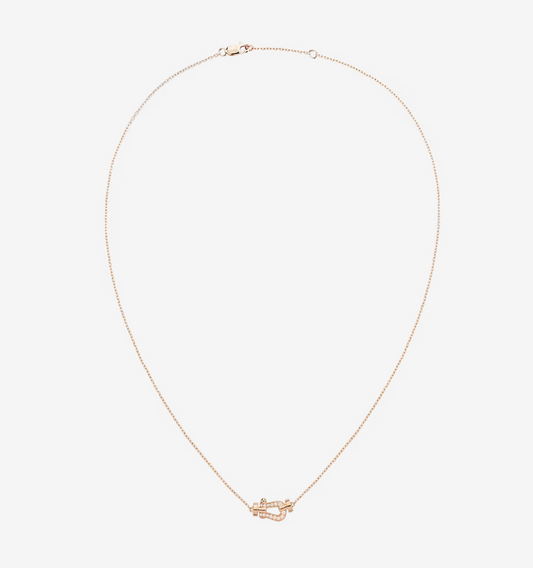 [Elitejewels]FORCE 10 DIAMOND PINK GOLD NECKLACE MINI MODEL