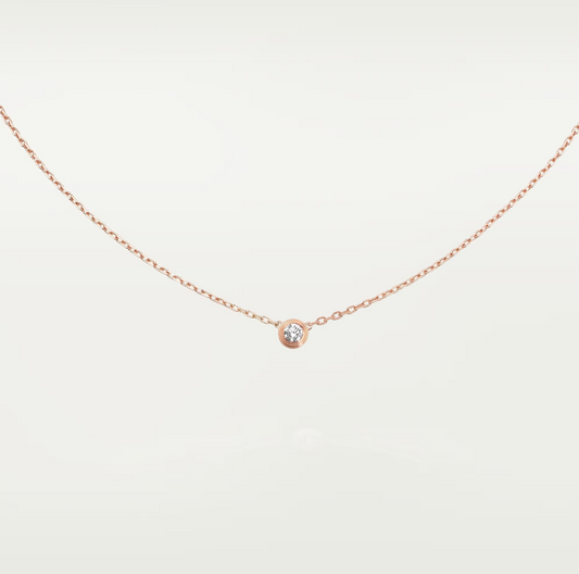 [Elitejewels]DAMOUR DIAMOND NECKLACE