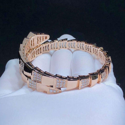 [Elitejewels]SERPENTI BRACELET PINK GOLD DIAMOND