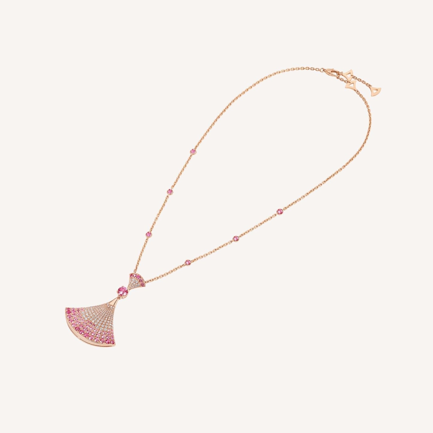 [Elitejewels]DREAM NECKLACK DIAMOND PINK GOLD