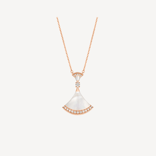 [Elitejewels] TRAUM HALSKETTE MOP ROSA GOLD DIAMANT